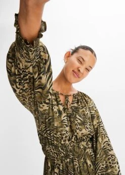 Rainbow Robe Midi à Imprimé Animal -Venus Mode Winkel 23155398 YxXdswsf