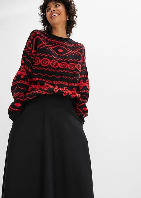 Jupe En Punto Di Roma Qui Tombe Au-dessous Du Genou 8 Jupe En Punto Di Roma Qui Tombe Au-dessous Du Genou - Afbeelding 6