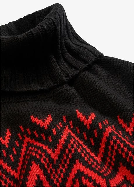 Robe Midi En Maille Motif Norvégien 9 Robe Midi En Maille Motif Norvégien - Afbeelding 7