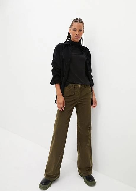 Pantalon Marlène Thermo En Velours Côtelé 6 Pantalon Marlène Thermo En Velours Côtelé - Afbeelding 4