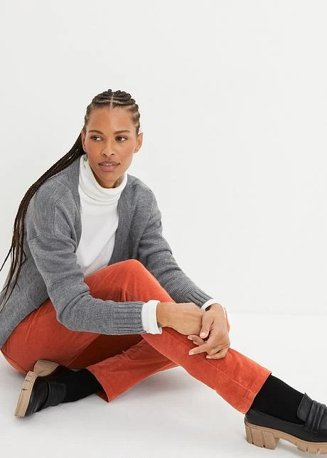 Pantalon En Velours Côtelé, Slim 7 Pantalon En Velours Côtelé, Slim - Afbeelding 5