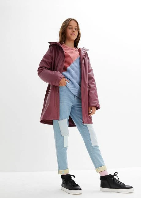 Veste Imperméable Thermo Enfant Avec Maille Peluche 6 Veste Imperméable Thermo Enfant Avec Maille Peluche - Afbeelding 4