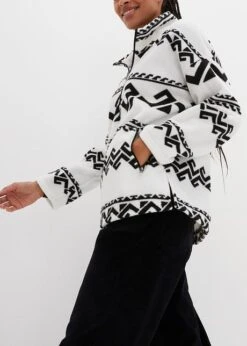 Sweat-shirt En Polaire Avec Col Camionneur -Venus Mode Winkel 23160767 UWoHAfIq