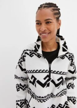 Sweat-shirt En Polaire Avec Col Camionneur -Venus Mode Winkel 23160772 BVIrTxaI