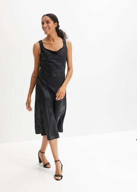 Rainbow Robe Midi En Satin Avec Encolure Bénitier 6 Rainbow Robe Midi En Satin Avec Encolure Bénitier - Afbeelding 4