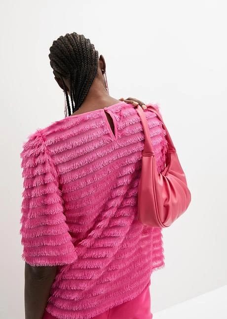 Blouse T-shirt à Franges 5 Blouse T-shirt à Franges - Afbeelding 3