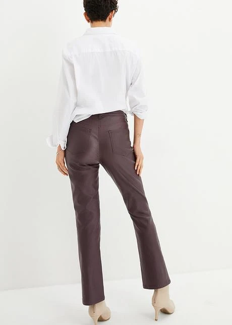 Pantalon Extensible Enduit Bootcut 5 Pantalon Extensible Enduit Bootcut - Afbeelding 3