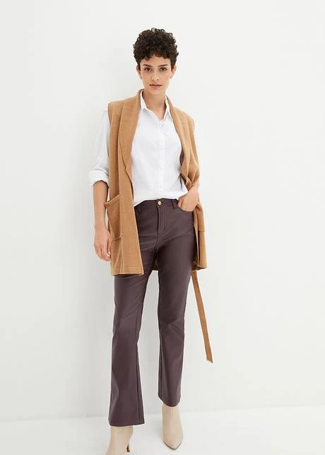 Pantalon Extensible Enduit Bootcut 6 Pantalon Extensible Enduit Bootcut - Afbeelding 4