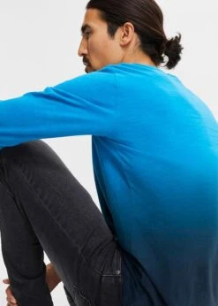 Rainbow T-shirt Manches Longues Avec Dégradé De Couleur, Slim Fit 12 Rainbow T-shirt Manches Longues Avec Dégradé De Couleur, Slim Fit -Venus Mode Winkel 23163253 Cwje96XD