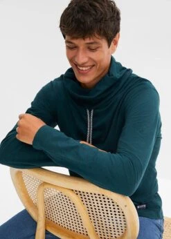 T-shirt Manches Longues à Col Châle Regular Fit -Venus Mode Winkel 23166100 GnYFgAKm