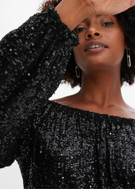 T-shirt Carmen Oversized à Paillettes 8 T-shirt Carmen Oversized à Paillettes - Afbeelding 6