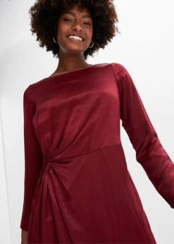 Robe En Satin, Effet Portefeuille -Venus Mode Winkel 23167894 f91teS8C