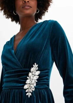 Robe En Velours Avec Strass 12 Robe En Velours Avec Strass -Venus Mode Winkel 23167898 lXNw2Kvd