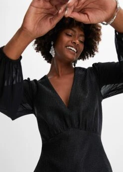 Robe à Col V Profond Et Effet Brillant -Venus Mode Winkel 23167908 PyMYqH66