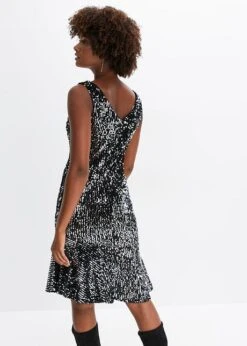 Robe En Velours Avec Sequins -Venus Mode Winkel 23168073 6RPhP0os
