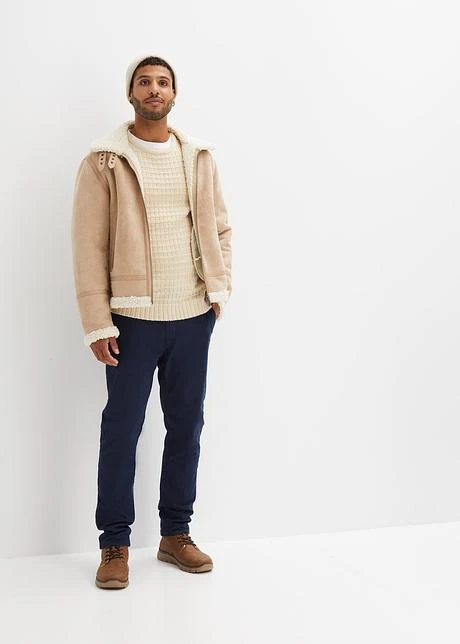 Pantalon Chino Thermo Extensible Regular Fit, Straight 6 Pantalon Chino Thermo Extensible Regular Fit, Straight - Afbeelding 4