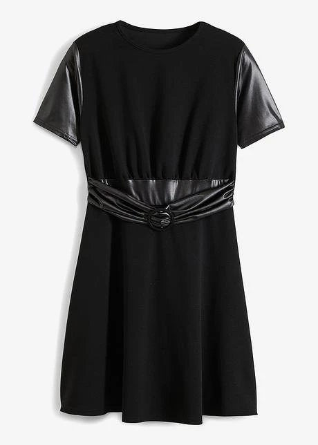 Robe Avec Empiècement Contrastant 3 Robe Avec Empiècement Contrastant