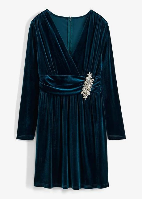 Robe En Velours Avec Strass 3 Robe En Velours Avec Strass