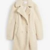 Manteau Blazer En Maille Peluche