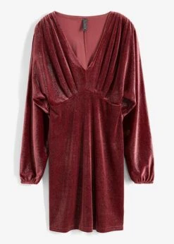 Rainbow Robe Scintillante En Velours Avec Décolleté Plongeant En V