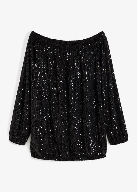 T-shirt Carmen Oversized à Paillettes 3 T-shirt Carmen Oversized à Paillettes