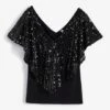 T-shirt à Sequins -Venus Mode Winkel 23171336 6cUtxpWr