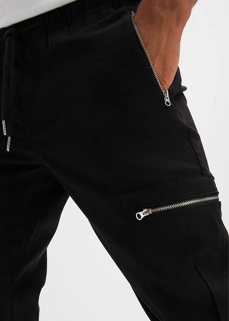 Rainbow Pantalon Taille Extensible Regular Fit Avec Zips, Tapered 7 Rainbow Pantalon Taille Extensible Regular Fit Avec Zips, Tapered - Afbeelding 5