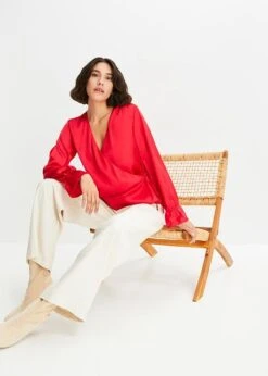 Blouse Cache-cœur En Satin -Venus Mode Winkel 23171757 OMCx6yhU