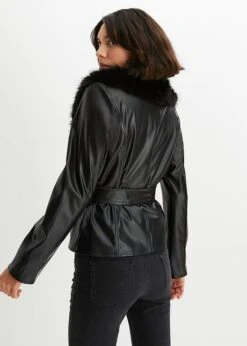 Veste Avec Col En Synthétique -Venus Mode Winkel 23171760 5TGcboYi
