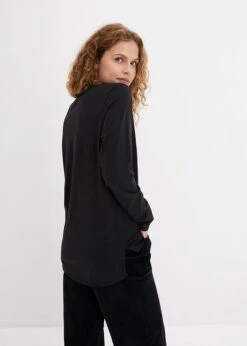 T-shirt Coton à Manches Longues Avec Motif Noël -Venus Mode Winkel 23172194 TUyo9PBX