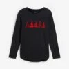 T-shirt Coton à Manches Longues Avec Motif Noël 2 T-shirt Coton à Manches Longues Avec Motif Noël -Venus Mode Winkel 23172196 paJ6PdNP