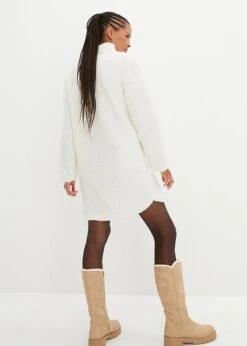 Robe En Maille Peluche Avec Col Camionneur -Venus Mode Winkel 23174165 MOTjBfxp