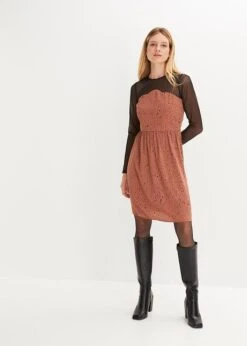 Robe Avec Empiècement En Mesh -Venus Mode Winkel 23175966 6xALsZTR