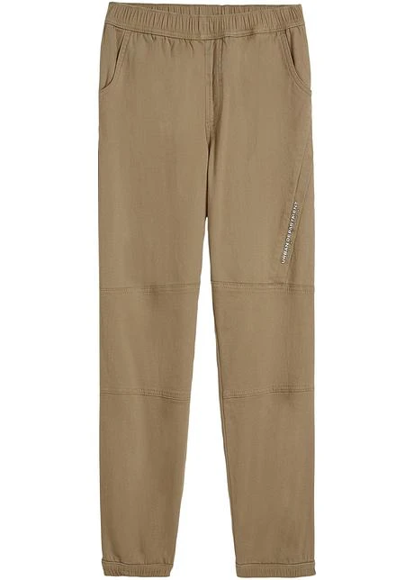 Pantalon Twill Garçon Thermo Et Taille Extensible, Loose Fit 3 Pantalon Twill Garçon Thermo Et Taille Extensible, Loose Fit
