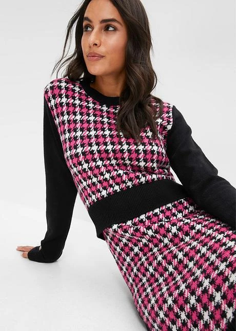 Robe En Maille Avec Boutons Décoratifs 8 Robe En Maille Avec Boutons Décoratifs - Afbeelding 6