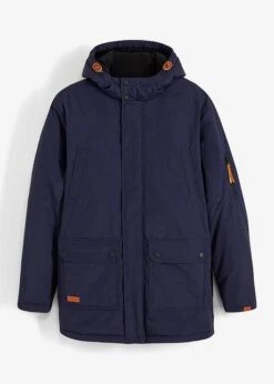 Parka à Capuche Et Doublure Polaire