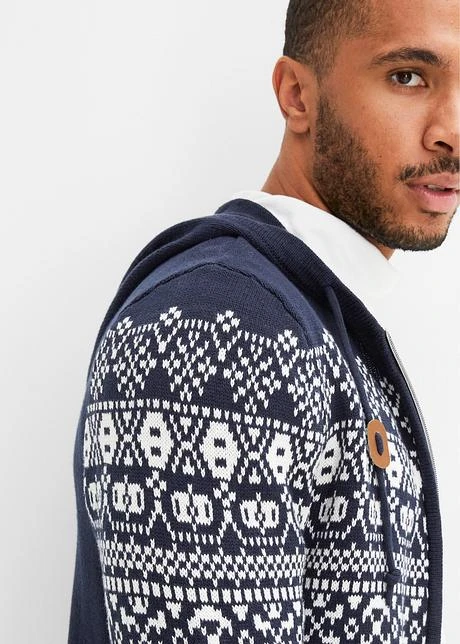 Gilet En Maille Norvégien Coupe Confort 8 Gilet En Maille Norvégien Coupe Confort - Afbeelding 6