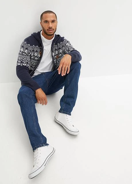 Gilet En Maille Norvégien Coupe Confort 6 Gilet En Maille Norvégien Coupe Confort - Afbeelding 4