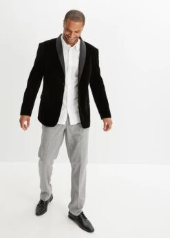 Blazer En Velours Avec Passepoil En Satin -Venus Mode Winkel 23181246 OYPbO6Uh