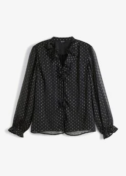 Blouse à Effet Brillant