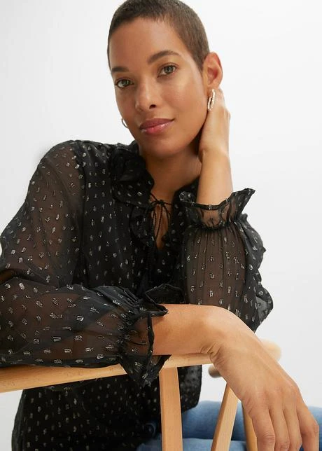 Blouse à Effet Brillant 8 Blouse à Effet Brillant - Afbeelding 6
