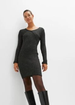 Robe En Maille à Effet Brillant -Venus Mode Winkel 23182159 6jXgN3DU