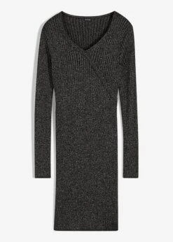 Robe En Maille à Effet Brillant