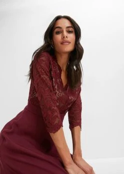 Robe Midi En Mousseline Avec Dentelle 13 Robe Midi En Mousseline Avec Dentelle -Venus Mode Winkel 23183840 0J7RbbQa