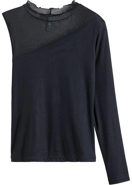 Rainbow T-shirt à Une Manche Longue En Résille 3 Rainbow T-shirt à Une Manche Longue En Résille