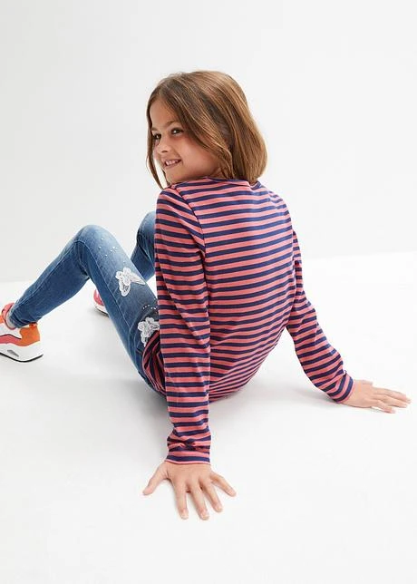 Lot De 2 T-shirts Fille à Manches Longues 5 Lot De 2 T-shirts Fille à Manches Longues - Afbeelding 3