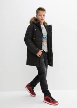 Veste D'hiver Garçon Pratique à Capuche -Venus Mode Winkel 23187222 XbwXR10H