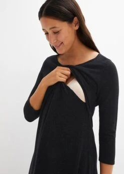 Robe En Maille De Grossesse Et D'allaitement Avec Fil Brillant -Venus Mode Winkel 23187621 h6OHK2sh