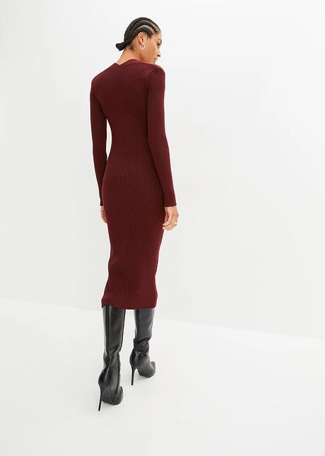 Robe En Maille Côtelée 5 Robe En Maille Côtelée - Afbeelding 3