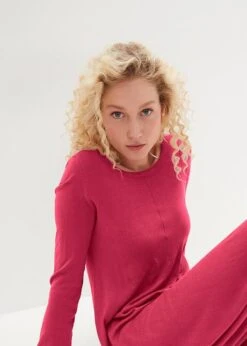 Robe En Maille Fine Coupe Ovoïde, Longueur Genou 14 Robe En Maille Fine Coupe Ovoïde, Longueur Genou -Venus Mode Winkel 23188016 umXMoFLE